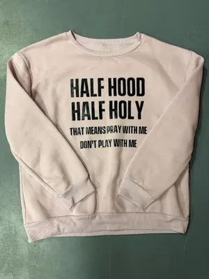 Baby pink sweatshirt thumbnail 1