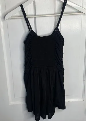 Free People Vacation Vibes Black Tank Top W-098 Sz M thumbnail 11