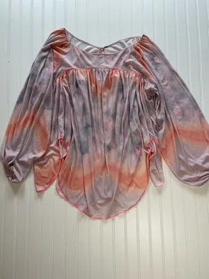 Free People Mystic Tie Dye Tunic Top Pink Lavender Watercolor‎ in Medium thumbnail 3