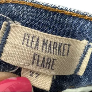 Madewell Women’s Flea Market Flare Cropped Raw Hem Jeans Size 27 Denim‎ Casual thumbnail 4