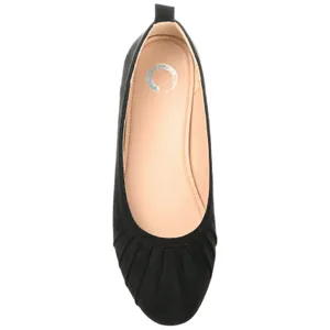 Journee Womens Flats Size 7.5 Black Tannya Slip-On Round Toe Ballet Dress Shoes thumbnail 8