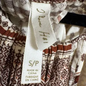 I Love H81 Long Maxi Brown Ivory Pattern Boho Halter‎ Neck Dress Small thumbnail 6
