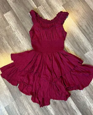 Maroon Dress thumbnail 2