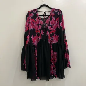 Free People Symphony Slip Dress Size Medium thumbnail 13