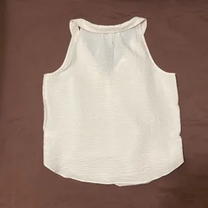 PILCRO TIE-FRONT, BUTTON DOWN FRONT, CREAM BLOUSE. LARGE thumbnail 5