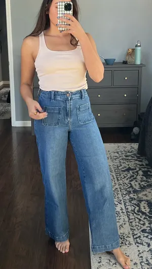 Old Navy Bell Bottom Jeans thumbnail 1