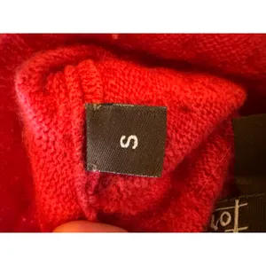 Forte Cashmere Mock Neck Sweater Women Small Red Textured Knit Quiet Luxury‎ thumbnail 10