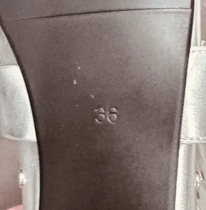 Silver Studded Mary Jane Flats Size 6 thumbnail 9
