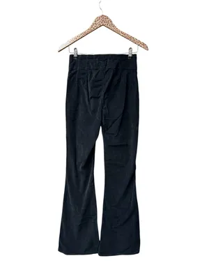 Free People We The Free Jayde Cord Flare Jeans Corduroy Beluga Black 26 thumbnail 6