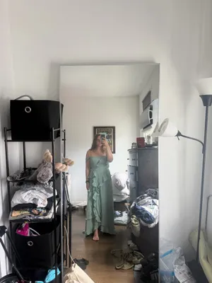 Azazie emmylou wedding guest dress thumbnail 3