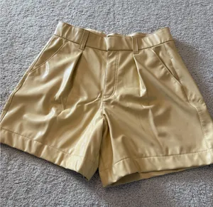 Abercrombie and Fitch Leather Shorts thumbnail 1