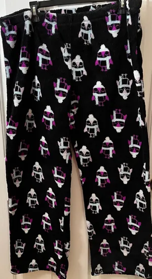Joe Boxer Women's Owl Pattern Fleece Pajama Pants thumbnail 3
