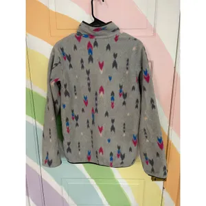 Patagonia Synchilla Snap-T Pullover Fleece Womens M Gray Print Lightweight thumbnail 4