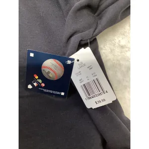 Atlanta Braves MLB Womens Navy Cropped Hoodie Campus Lifestyle Size‎ Large NWT thumbnail 5