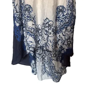 Free People Russian Plate Blue Lace‎ Back Hi-Low Dress Women's Small boho thumbnail 8