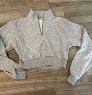 TNA Crop Aritzia 1/4 Zip Sweatshirt thumbnail 1