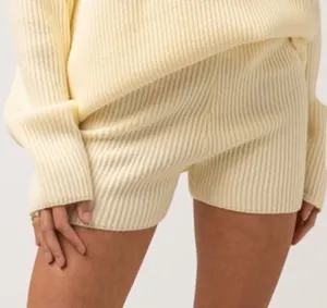 Rhythm Butter Classic Knit Shorts. Size Large thumbnail 1