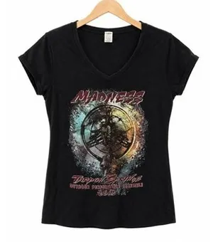 Gildan Madness Tarpon Springs Outdoor Performance‎ Ensemble 2017 V-Neck Tee M Band Mom thumbnail 1