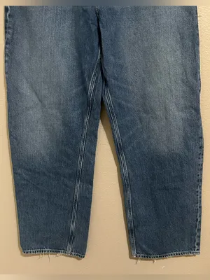 Good American Good Barrel Leg Relaxed High Rise Denim Jeans Women’s 12 / 31 thumbnail 4