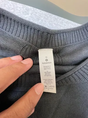 Lululemon Be At Ease Poncho Cashmere Blend gray thumbnail 11