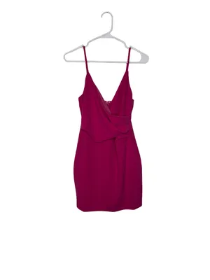 ✨ Lulus Draped Surplice Mini Dress Size M‎ ✨ thumbnail 2