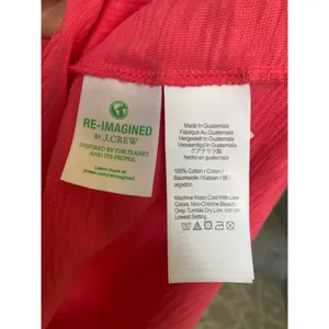 J.Crew Slub Cotton T-Shirt‎ Dress Bright Pink Lounge Travel Resort Vaca Summer M thumbnail 5