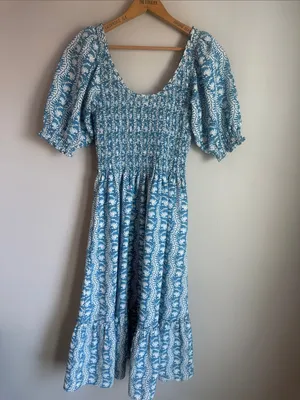 Hill House The Louisa Crepe Nap Dress XS thumbnail 4