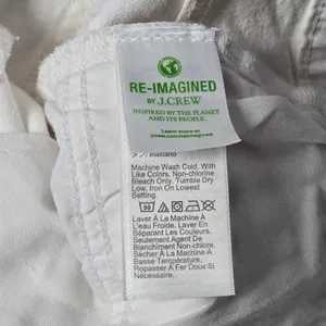 J. Crew Slim Boyfriend Jeans White Denim Size 32 Reimagined‎ Cotton Blend thumbnail 5