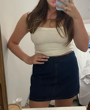 ZARA Denim Skirt Mini thumbnail 5