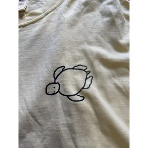 Comfort Colors Shelly Cove Save the Turtles Yellow Long Sleeve‎ Shirt Size Medium Comfort Wash thumbnail 6