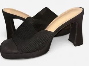 Target Black chunky platform heels thumbnail 1
