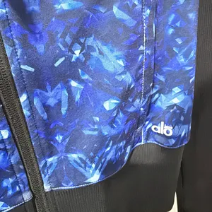 Alo Yoga Jacket Blue And Black Size Small Hoodie Full‎ Zip Athletic T thumbnail 2