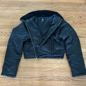 Converse Black Crop Jacket thumbnail 1