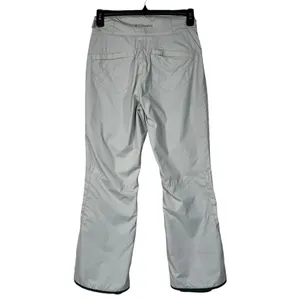 Columbia Women’s Small Vertex Ski Pants Snowboard Gaiters Zip-Fly Pockets Gray thumbnail 3