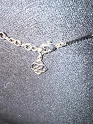 Kendra Scott Silver Double-Layer Heart Necklace thumbnail 6