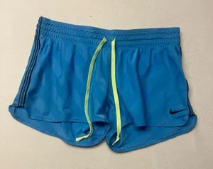 Nike Dri-Fit Women's Athletic Running Shorts Blue Size Large thumbnail 1