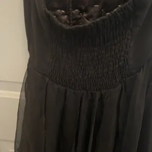 Deb Y2K Fairy Grunge Whimsigoth Asymmetrical Hi‎ Low Black Midi Dress Sparkle S thumbnail 8
