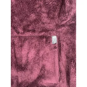 The North Face Women's Small Sherpa Fleece Pullover Sweater Purple 1/4 Zip‎ Soft thumbnail 2