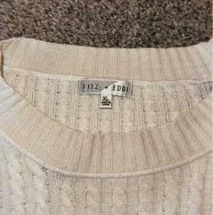 Fitz + Eddi White Knit Sweater thumbnail 2