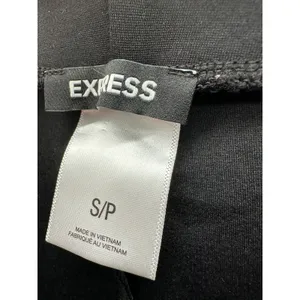 Express‎ Columnist Black Pants Womens Sz S Zipper Ankle Stretch Pull On Career thumbnail 6