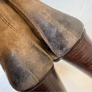 Sofft Brown Metallic Leather Chelsea Ankle Boots Women’s 10 Fall Casual Chunky thumbnail 5