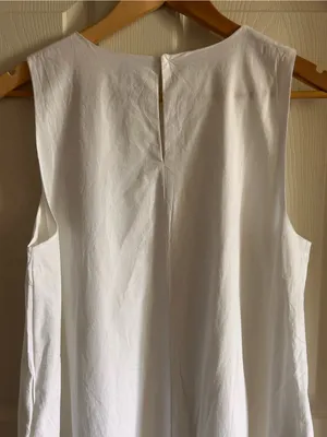 The Drop IIana 100% Cotton White‎ Midi/Maxi Wide Hem Poplin Dress Feminine MED thumbnail 8