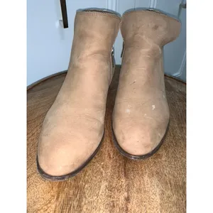 Splendid Women's Brown Ankle Booties‎ Low Block Heel Side Zipper Casual Size 10 thumbnail 2
