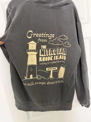 The nitro bar Hoodie Gray Size L thumbnail 2