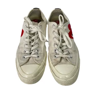 Converse x Comme des Garçons PLAY Chuck Taylor All Star 70 Low Top Sneakers Sz 5 thumbnail 2