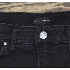 NWT Silver Jeans Co. Suki Womens Mid Rise Skinny Jeans L93136EBK516 Black 33x27 thumbnail 5