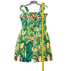 Farm Rio Green Banana Dress size small thumbnail 5