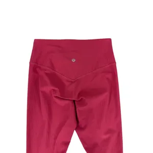 Lululemon Red Athletic Leggings Size 6 Excellent Condition thumbnail 4