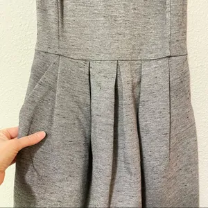 Wilfred Aritzia Grey Sleeveless Skater Mini Dress Womens 0 Babydoll Twee Fall thumbnail 4
