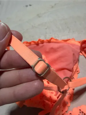 Aerie orange Lace Floral Bralette medium thumbnail 7